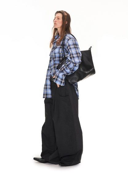 Blue Check Casual Shirt