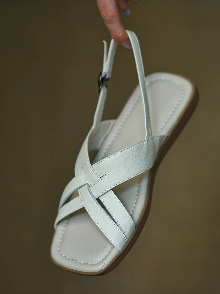 Ivory Petal Classic Cutout Sandals