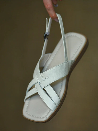 Ivory Petal Classic Cutout Sandals