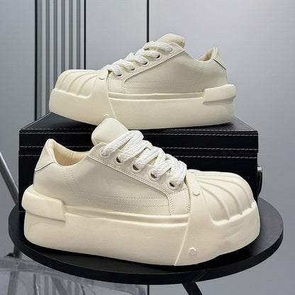 Shell Toe Platform Thick Sole Sneakers