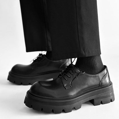 Lace Up Thick Sole Platform Shoes