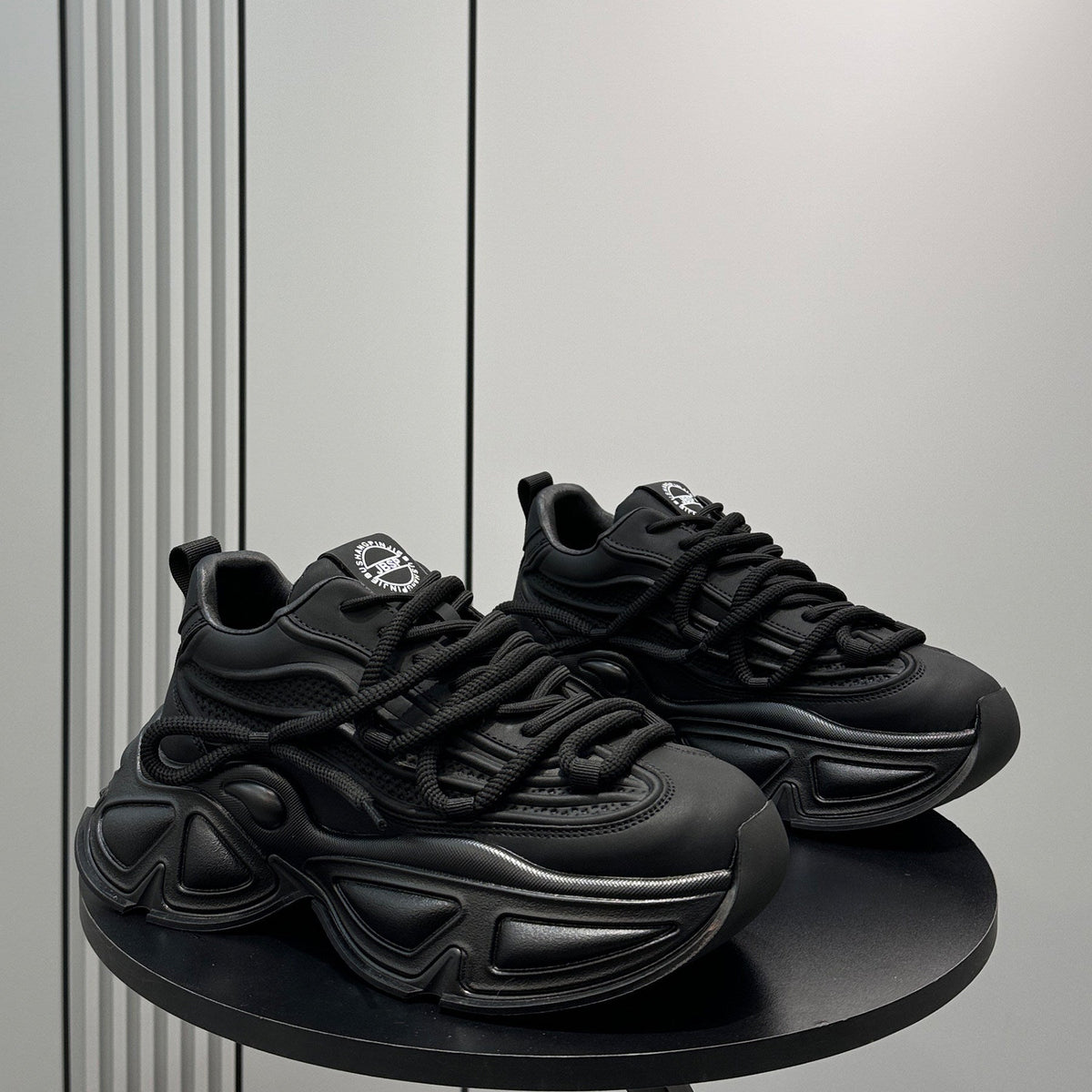 Panel Thick Sole Chunky Sole Sneakers