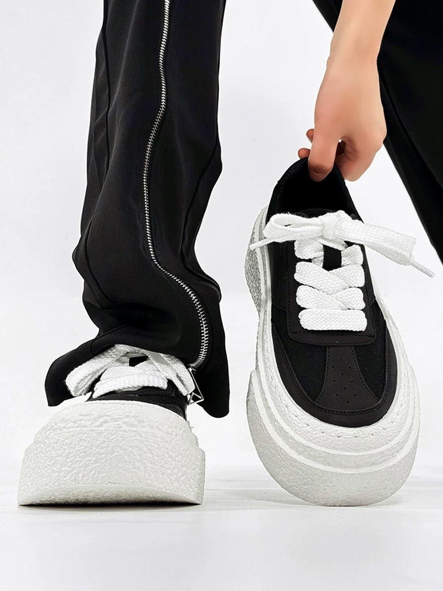 Chunky Textured Sole Sneakers