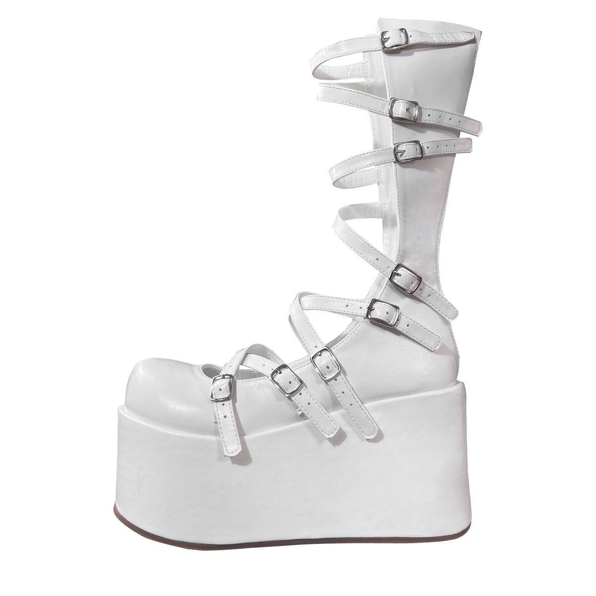 Roman Lace Platform Boots