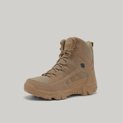 Wear-Resistant Lace-Up Boots