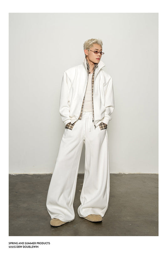 Turn-up Pocket Casual Pants