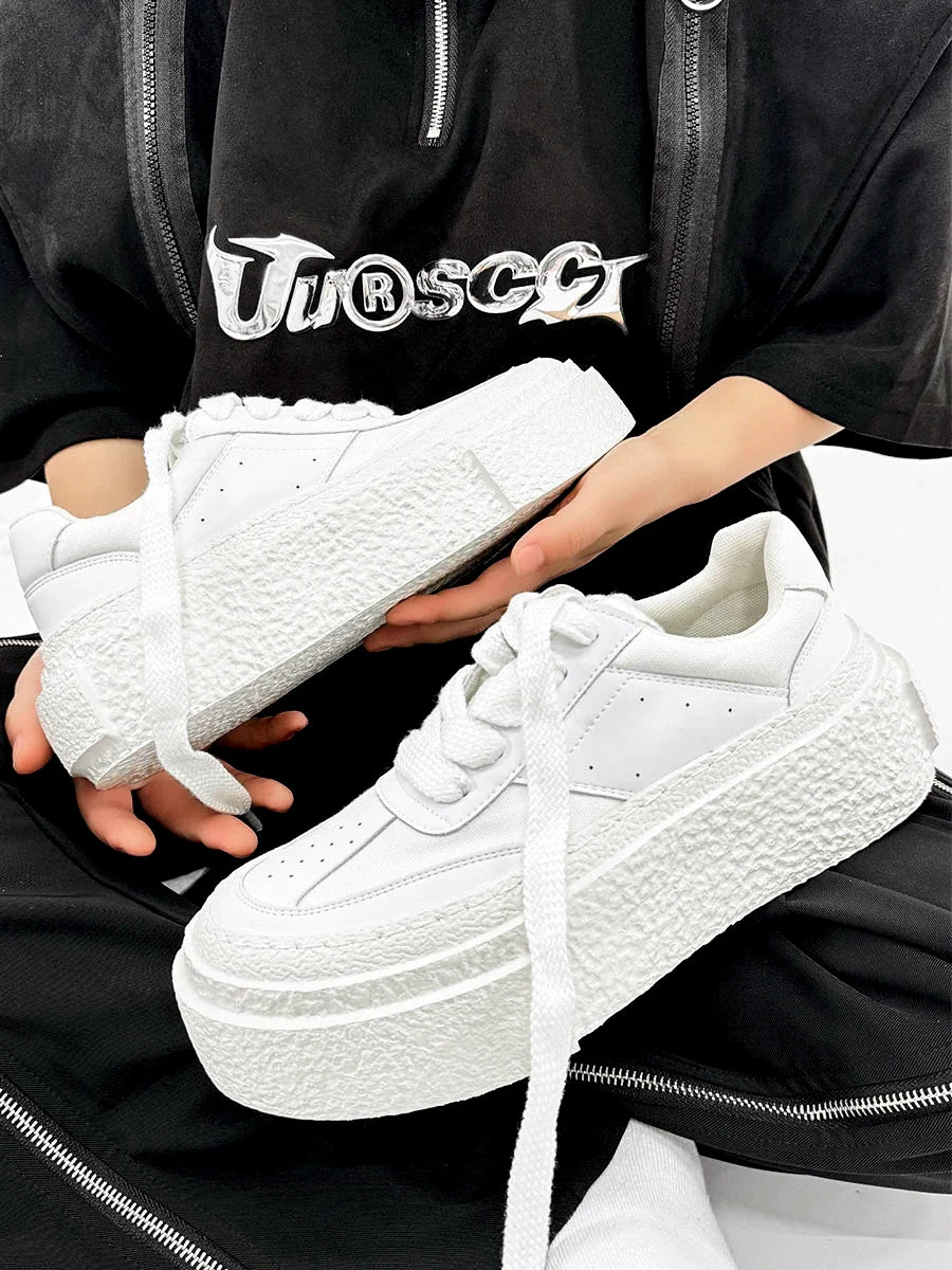Chunky Textured Sole Sneakers