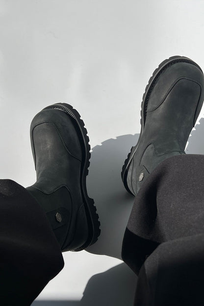 Fleece Suede Snow Boots