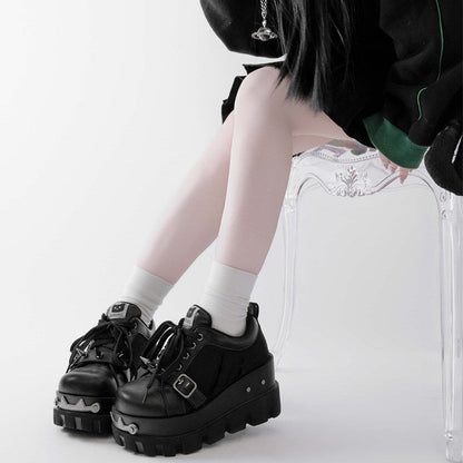 Punk Rivet Platform Shoes
