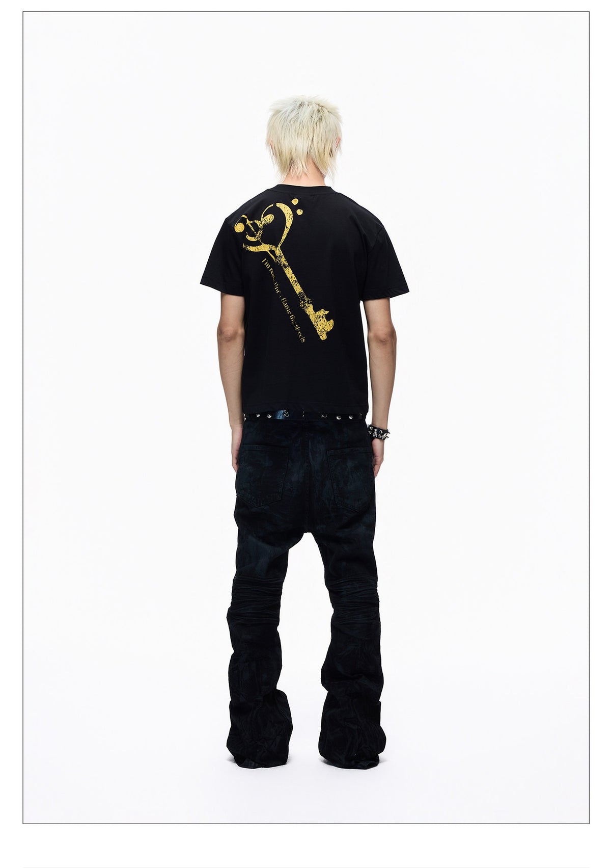 Whiskerd Black Skinny Slim Fit Jeans