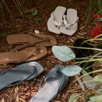 Plain Design Flat Shoes