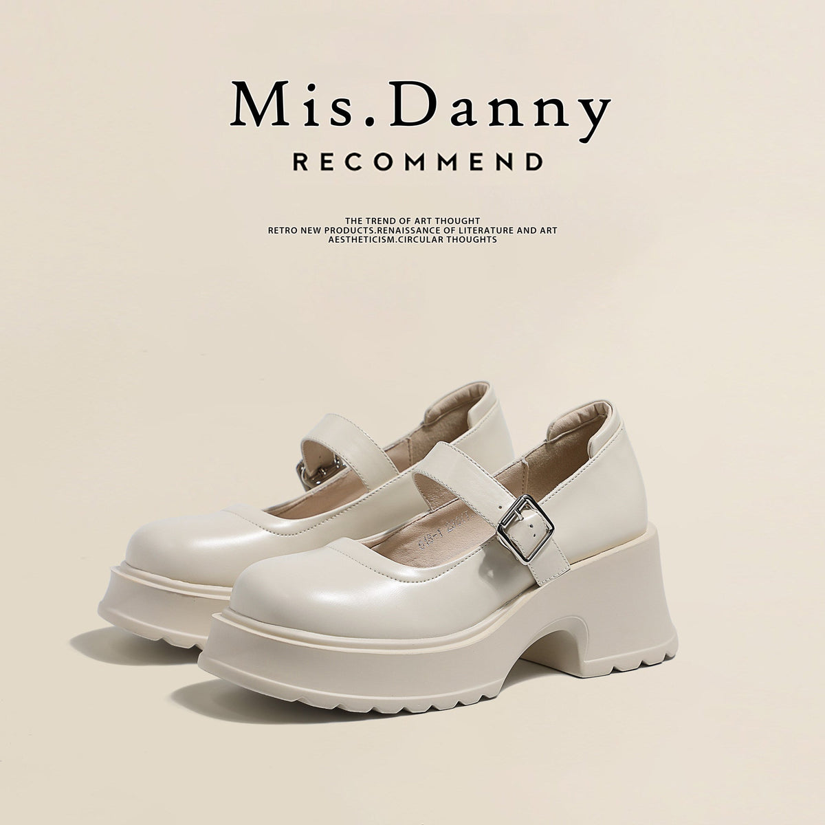 PU Leather Platform Pumps