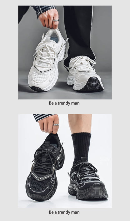 Breathable Mesh Sporty Tire Sole Sneakers WN23398