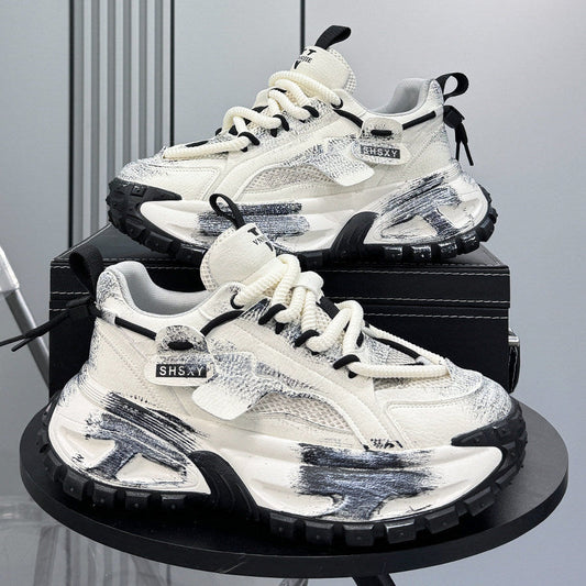 Paint Mesh Dad Sneakers