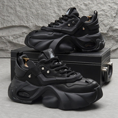 Panel Air Sole Platform Chunky Sole Sneakers