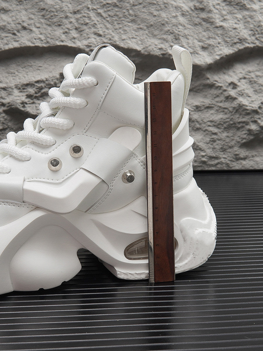 Strap Air Sole Platform Sneaker Boots