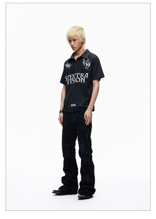 Whiskerd Black Skinny Slim Fit Jeans