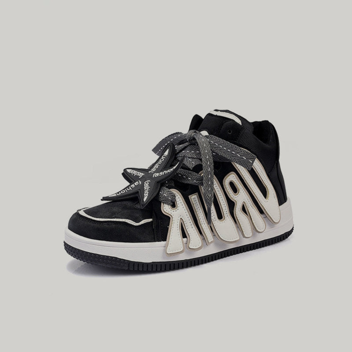 High-Top Starfish Design Sporty Sneakers