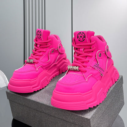 High-Top Platform Sneakers