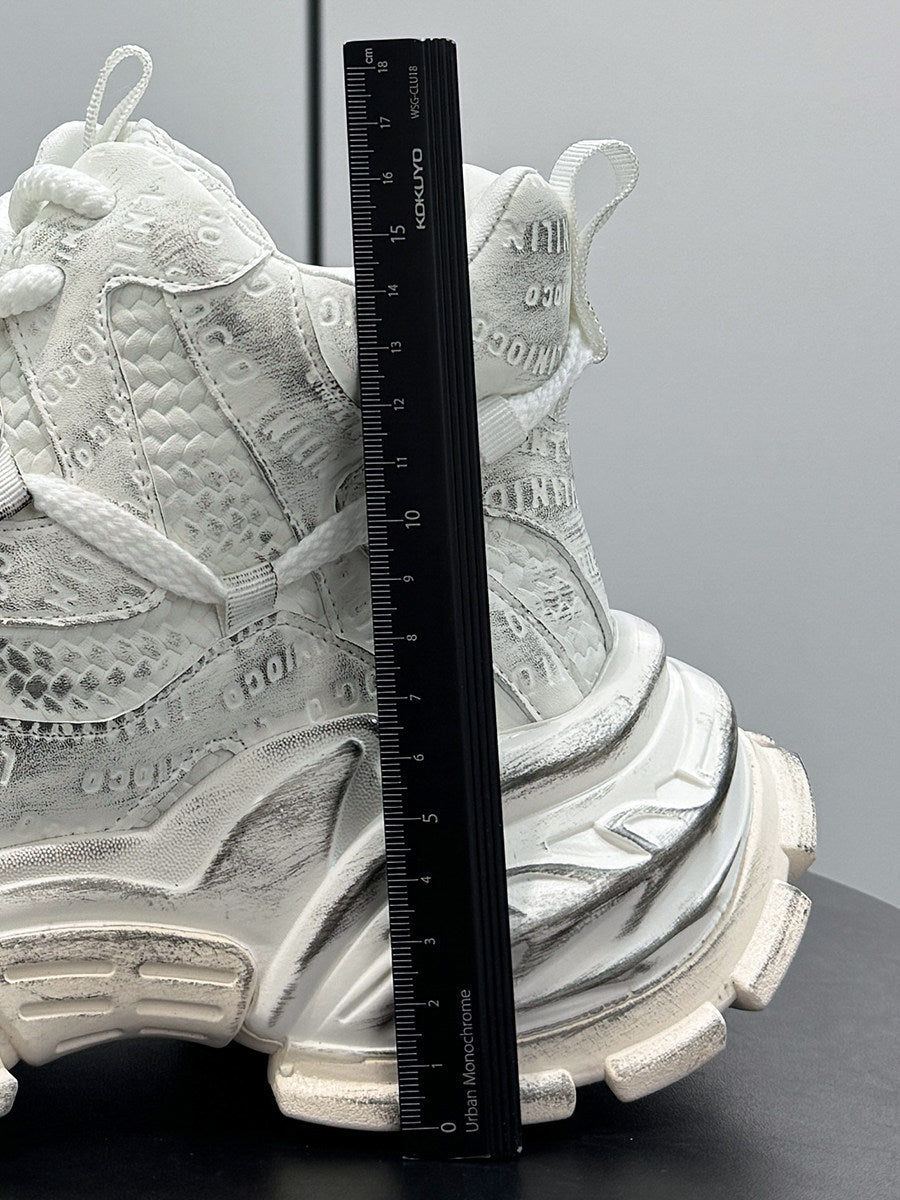 Embroidery Rope Lace Sneaker Boots