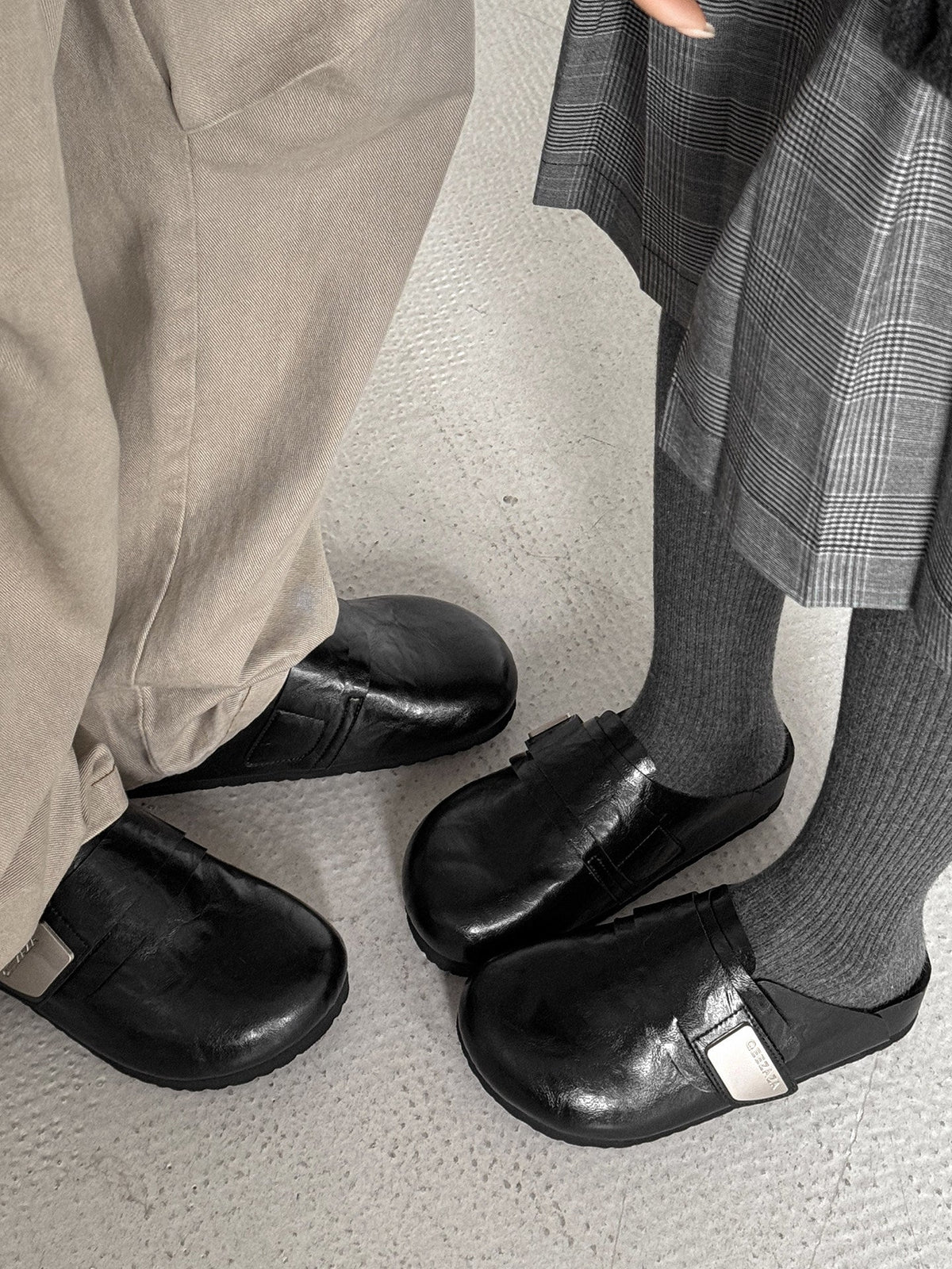Classic Backless Leather Loafers