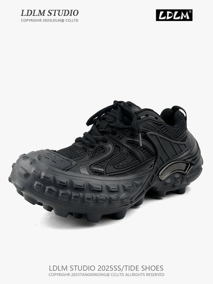 Lightweight Mesh Splicing Thick Sole Sporty Sneakers