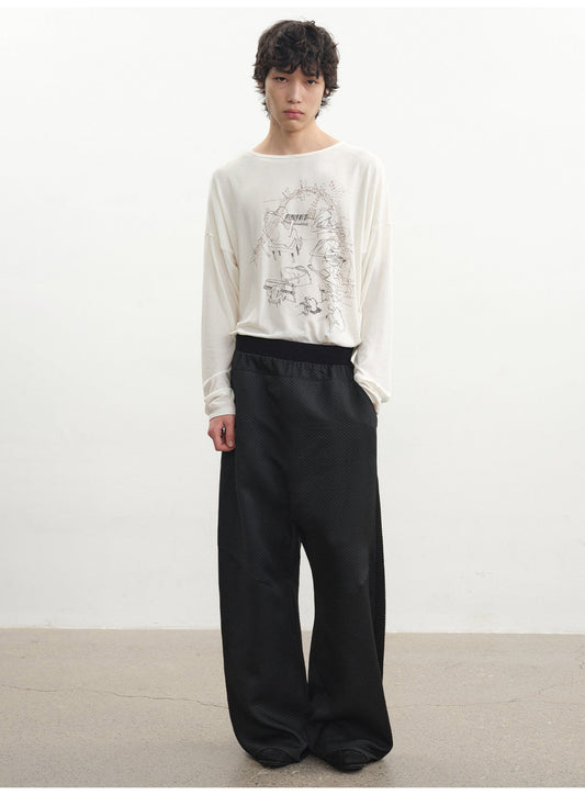 Drop-Shoulder Printed T-Shirt