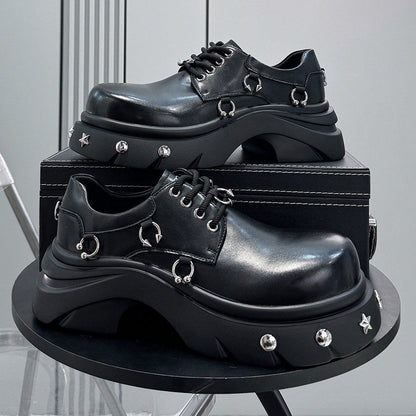 Platform Rivet Height Increase Sneakers