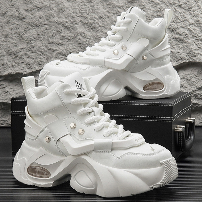 Strap Air Sole Platform Sneaker Boots