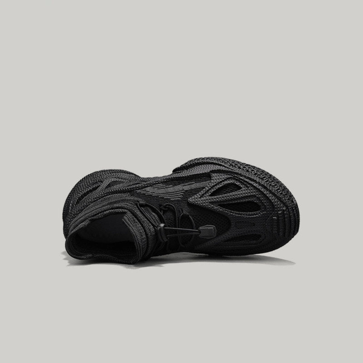 High-Top Hollow Out Chunky Sole Slip-On Sneakers