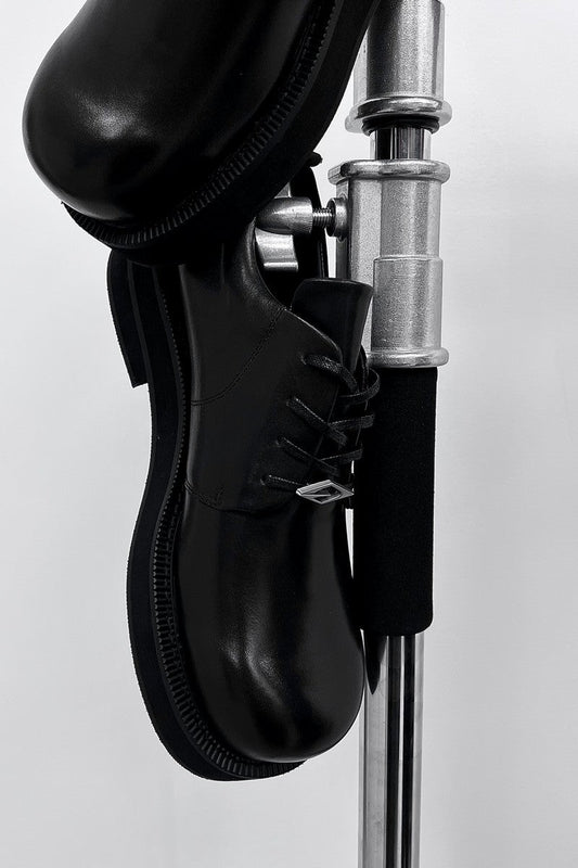 Chunky Round Derby Shoes