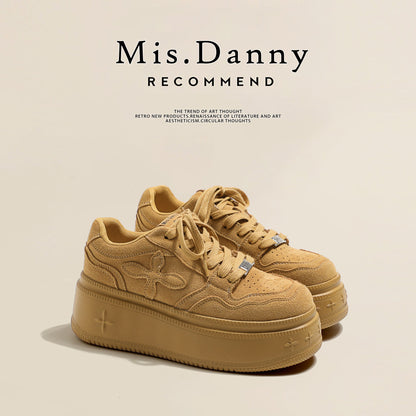 Chunky Sole Lace-Up Sneakers