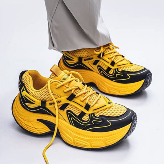 Breathable Mesh Sporty Tire Sole Sneakers