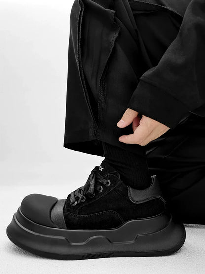 Obsidian Pulse Platform Sneakers