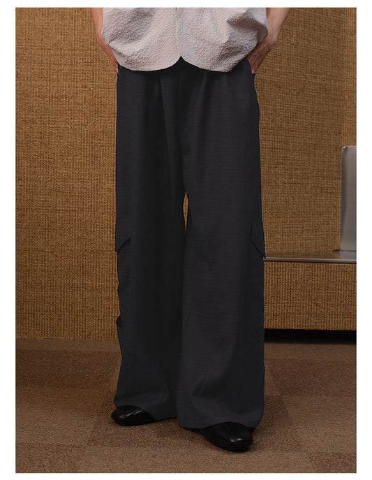Side pocket casual pants