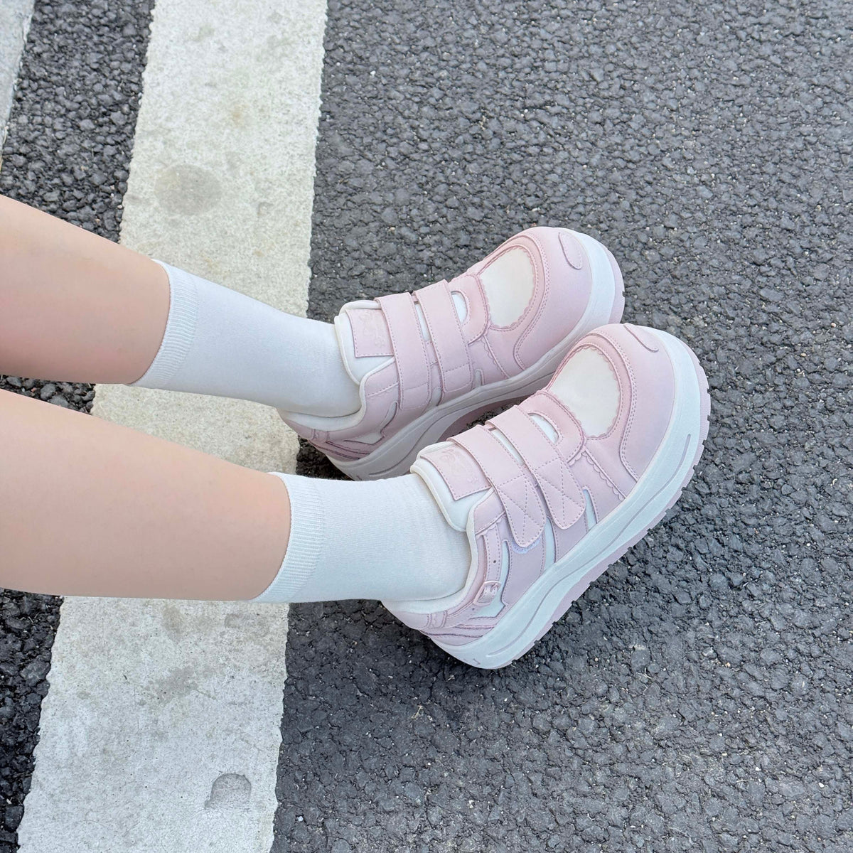 Sweet Lace Thick Sole Sneakers