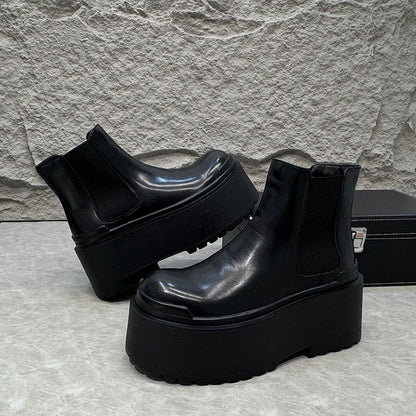 Chunky Platform Chelsea Boots