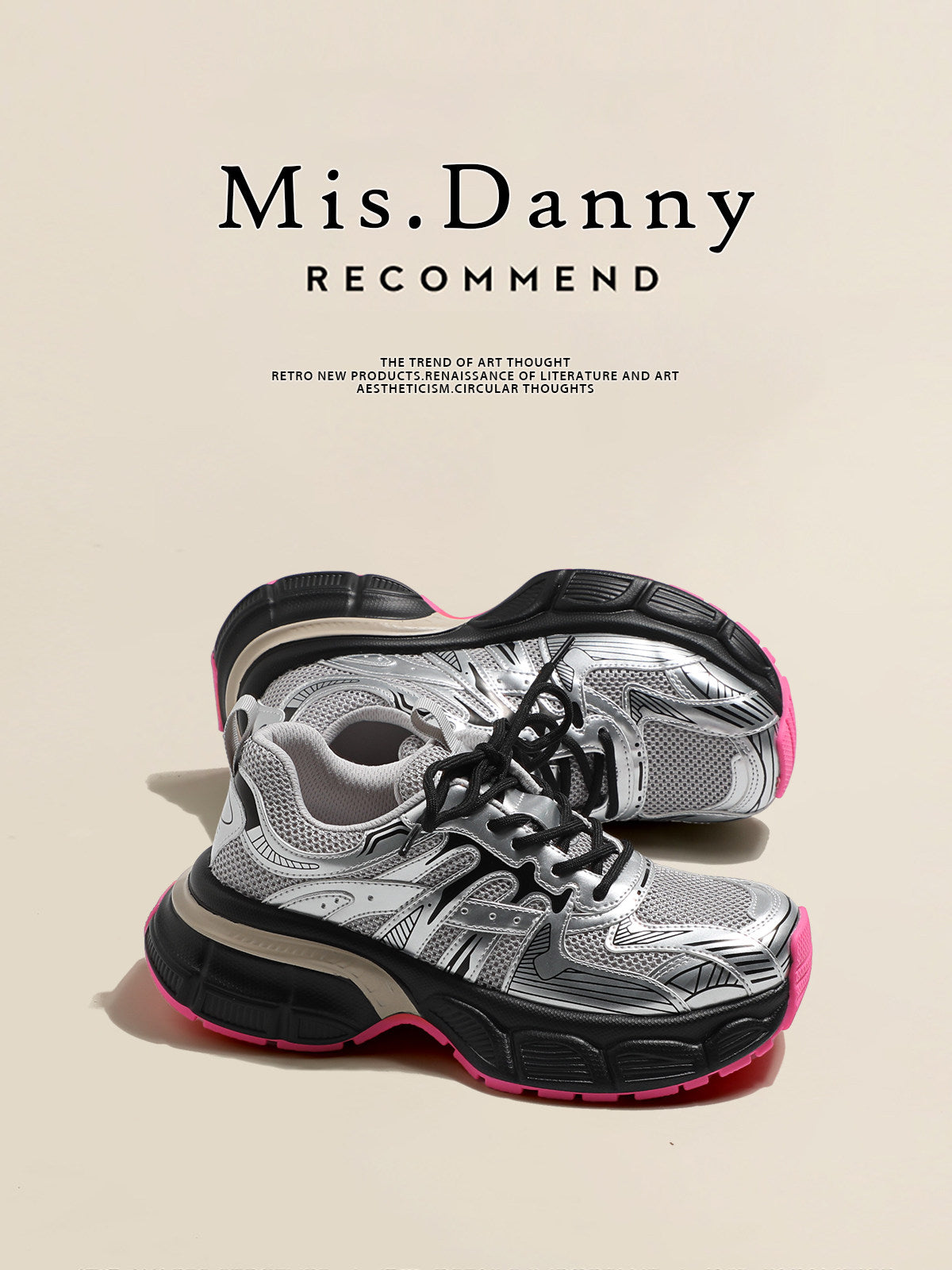 Mesh Platform Dad Sneakers