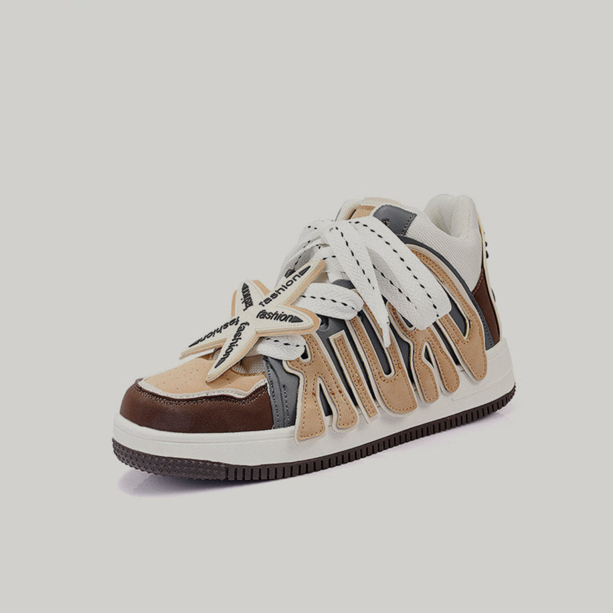 High-Top Starfish Design Sporty Sneakers