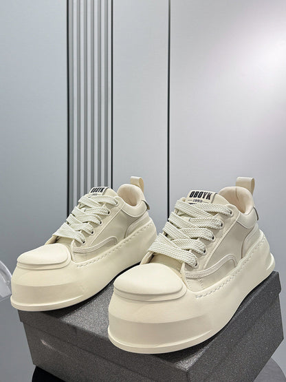 Rope Lace Platform Chunky Sole Sneakers