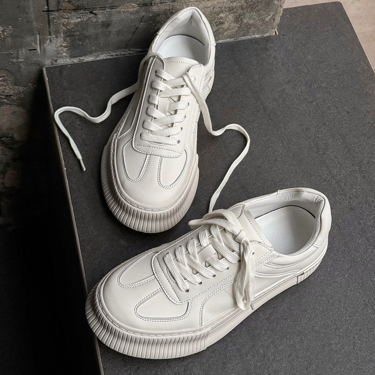 Rope Lace Platform Sneakers