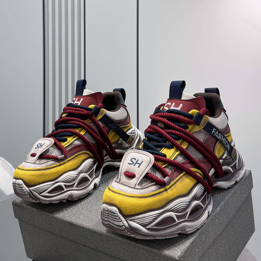 Rope Thick Sole Dad Sneakers