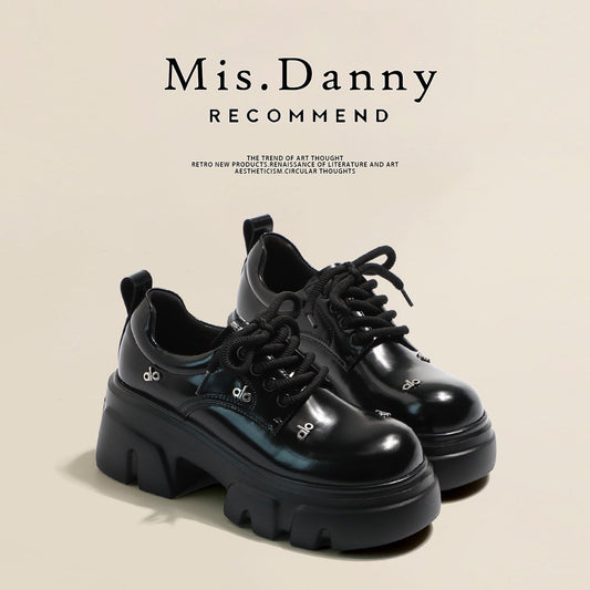 Platform Chunky Sole Lace-Up Shoes