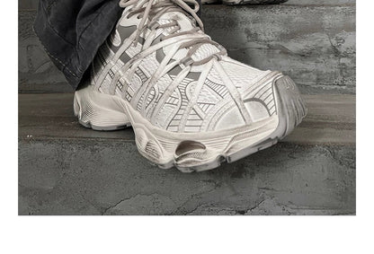 Graphic Platform Chunky Sneakers