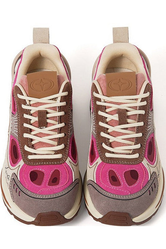 Chunky Colorblock Running Sneakers