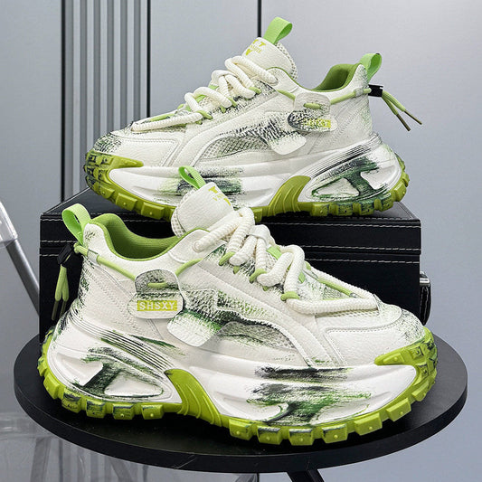 Paint Mesh Dad Sneakers