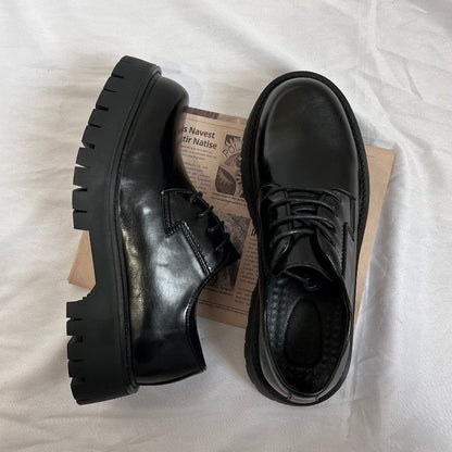 Chunky Platform Lace-Up Shoes