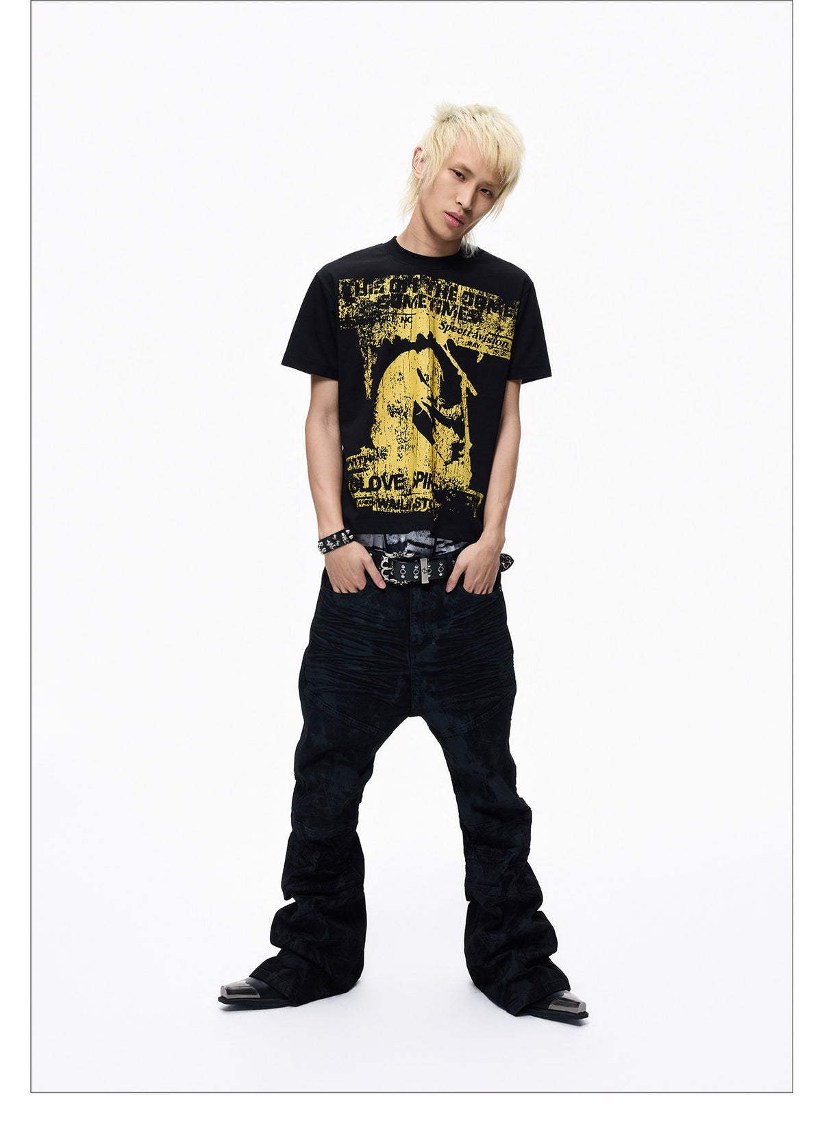 Whiskerd Black Skinny Slim Fit Jeans