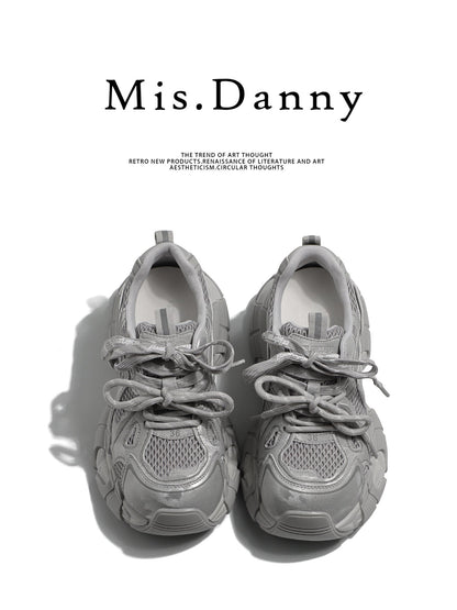 Platform Chunky Sole Lace-Up Sneakers