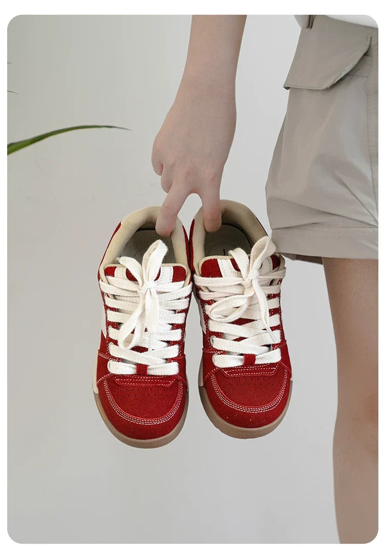Crest Suede Court Sneakers